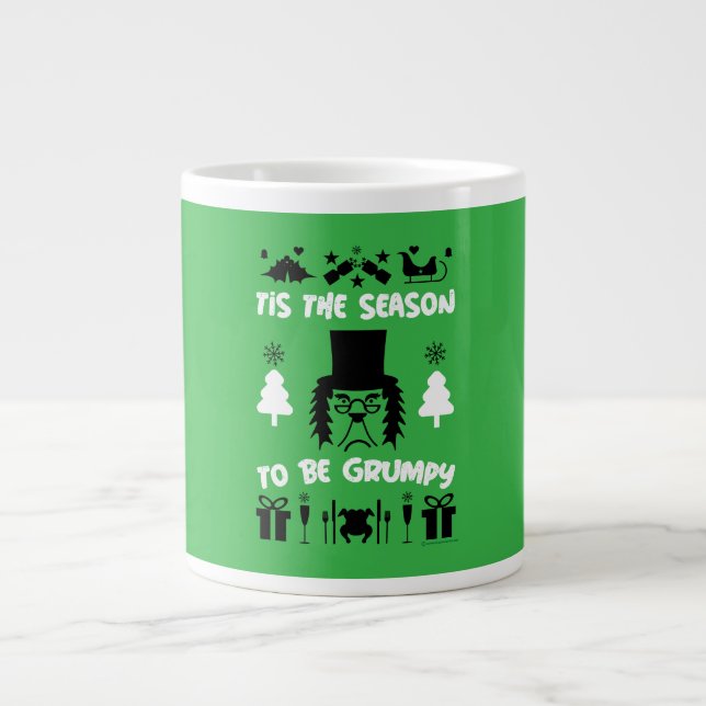 Grumpy Christmas Jumbo-Tasse (Vorderseite)