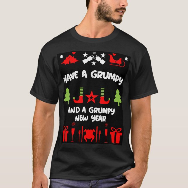 Grumpy Christmas T-Shirt (Vorderseite)