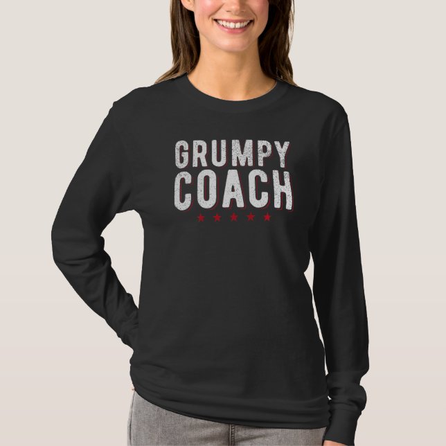 Grumpy Coach Sports Coach T-Shirt (Vorderseite)