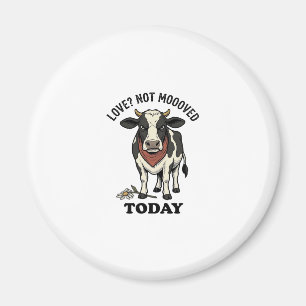Grumpy Cow Valentine mürrisches Bauernhof Humor Sh Magnet