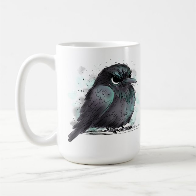 Grumpy Crow Kaffeetasse (Links)