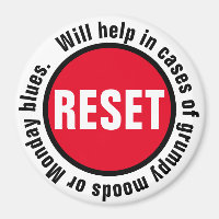 Grumpy Drücken Sie die Reset-Taste