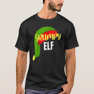 Grumpy Elf Matching Family Group Weihnachts-Party  T-Shirt