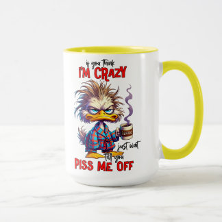 Grumpy-Ente Sarkastischer-Kaffee-Spruch Tasse