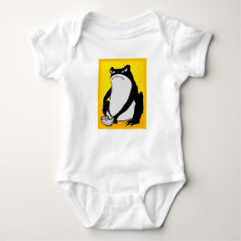 Grumpy Frog zeichnete japanische Kunst von Matsumo Baby Strampler