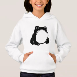 Grumpy Frog zeichnete japanische Kunst von Matsumo Hoodie