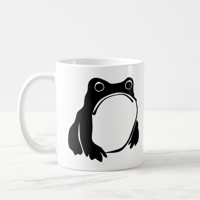 Grumpy Frog zeichnete japanische Kunst von Matsumo Kaffeetasse (Links)