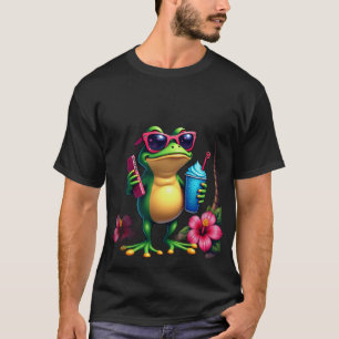 Grumpy Frosch Vaporwave Y2K Retro Coole Ästhetik T T-Shirt