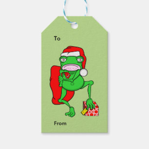 Grumpy Funny Christmas frosch Geschenkanhänger