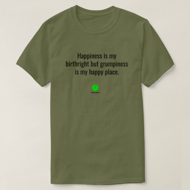 Grumpy Geezer Birthright T-Shirt (Design vorne)