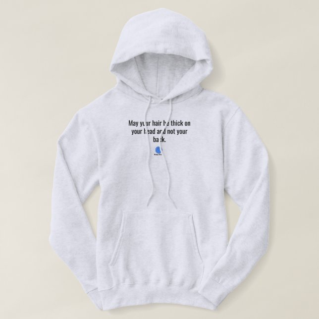 Grumpy Geezer Rückenhaar  Hoodie (Design vorne)