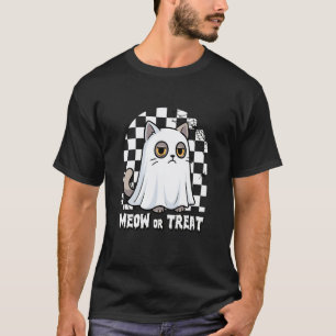 Grumpy Geist Katzen Schnurren oder behandeln lusti T-Shirt
