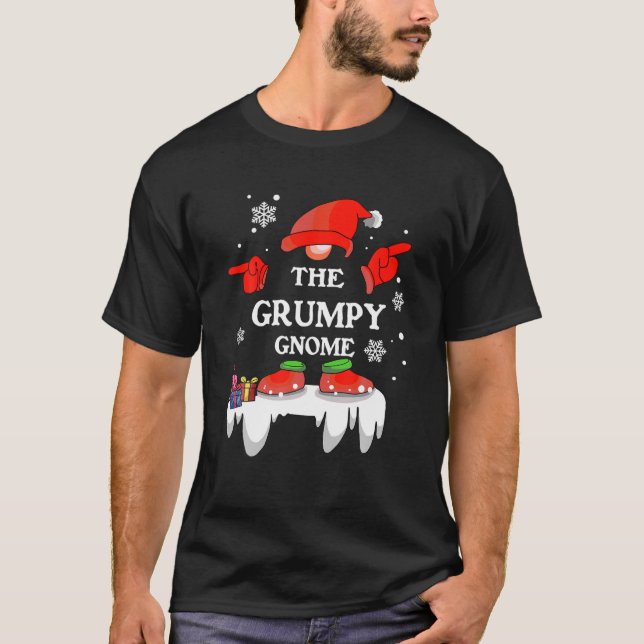Grumpy Gnome Buffalo Kariert Matching Family Chris T-Shirt (Vorderseite)