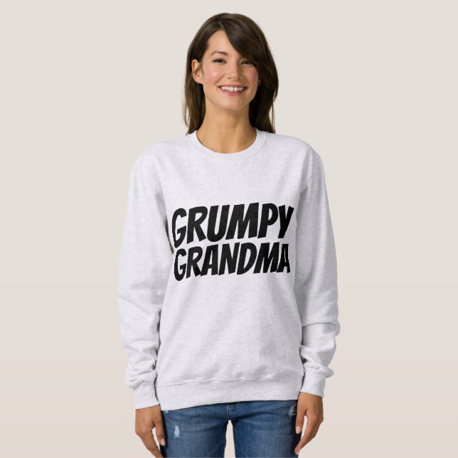 GRUMPY GRANDMA Funny T - Shirt (Vorne ganz)