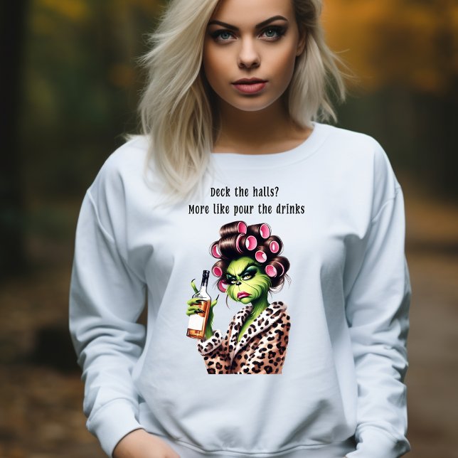 Grumpy Green Furry Lieben Cocktails T-Shirt (Von Creator hochgeladen)