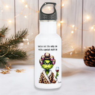 Grumpy Green Furry Lieben Wein Edelstahlflasche