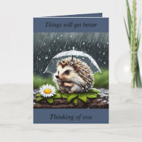 Grumpy Igel - Denken Sie an Ihre Karte
