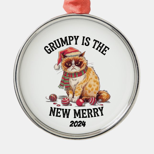 Grumpy ist die neue Merry Ornament Aus Metall (Vorne)
