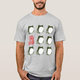 Grumpy Japanese Frog Toad 19. Jahrhundert T-Shirt