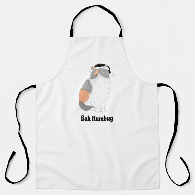 Grumpy Katie bah humbug Weihnachtsfeierliche Schür Schürze (Vorderseite)