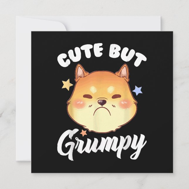 Grumpy Kitten Upset Pouting Cat (Vorderseite)