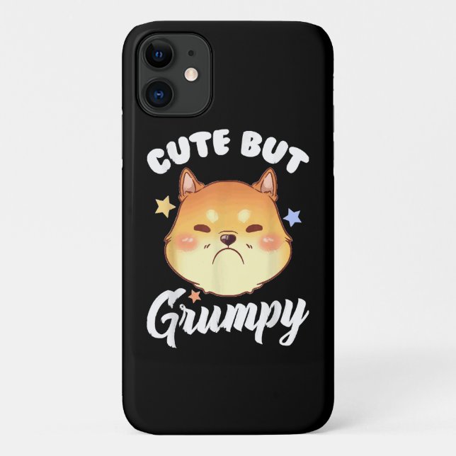 Grumpy Kitten Upset Pouting Cat Case-Mate iPhone Hülle (Rückseite)