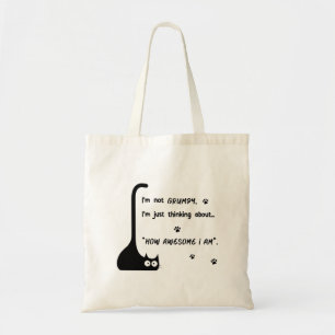 Grumpy Kitten wie phantastisch ich Tote Bag bin Tragetasche