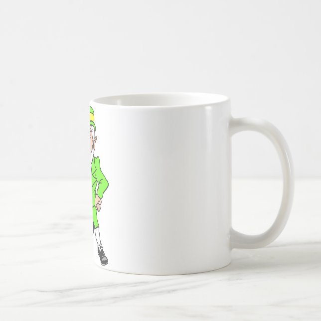Grumpy Leprechaun Kaffeetasse (Rechts)