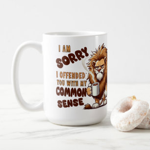 Grumpy Lion Kaffee-Tasse – Lustige sarkastische Au Kaffeetasse