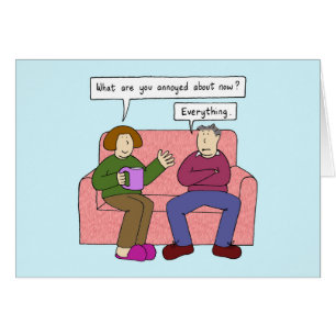 Grumpy Men Cartoon Spaß