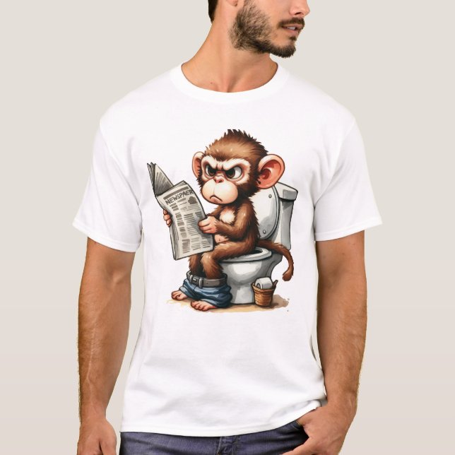 GRUMPY MONKEY T-Shirt (Vorderseite)