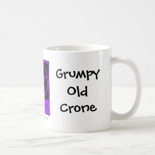 Grumpy Old Crone a Cheeky Hexe Cup/Tasse Tasse