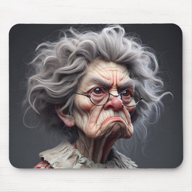 Grumpy Old Lady Mousepad (Vorne)