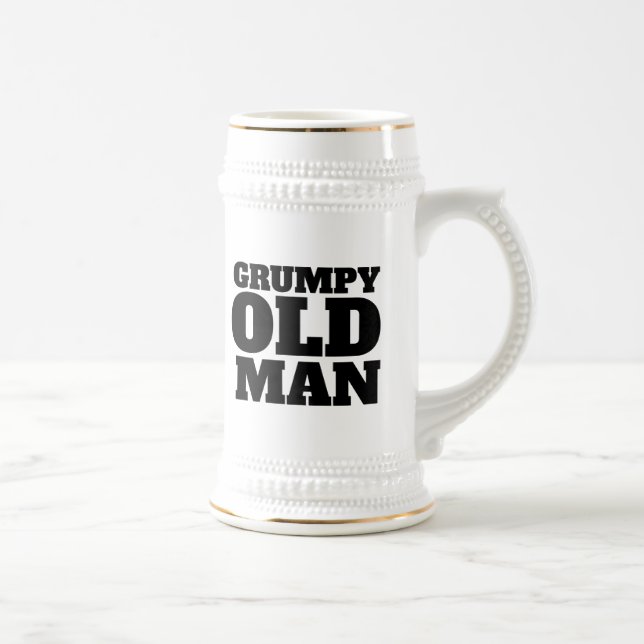GRUMPY OLD MAN BIERKRUG BIERGLAS (Rechts)