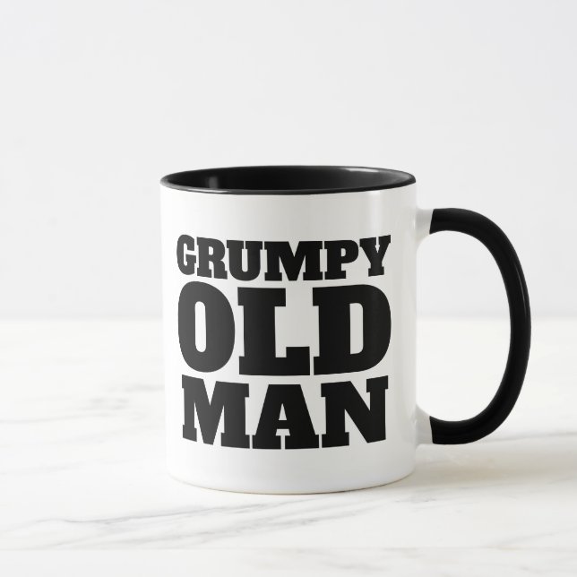 GRUMPY OLD MAN COFFEE TASSE (Rechts)