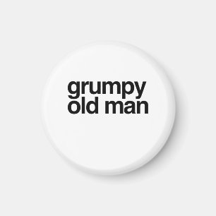 Grumpy Old Man Funny Sarcastic Gag Geschenk Magnet