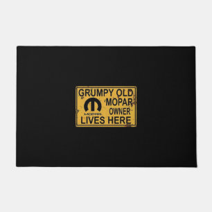 Grumpy Old Mopar Owner Car Doormat Fußmatte