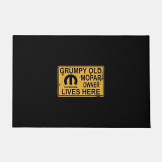 Grumpy Old Mopar Owner Car Doormat Fußmatte