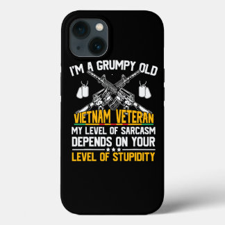 Grumpy Old Vietnam Veteran Sarcastic Opa Funny Case-Mate iPhone Hülle