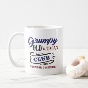 Grumpy Old Woman Club Lustig Kaffeetasse
