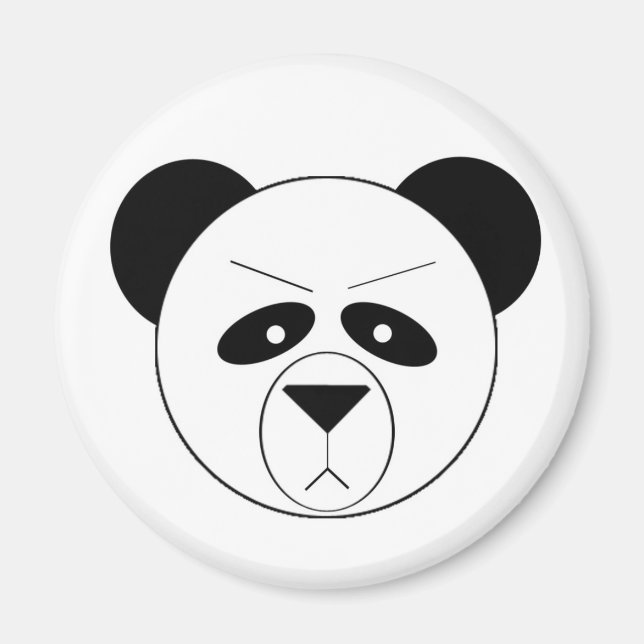 Grumpy Panda Magnet (Vorne)