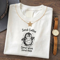 Grumpy Pinguin Lustiges Zitat T-Shirt
