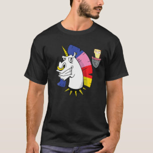 Grumpy Pocket Cat Unicorn Meowgical Caticorn Gesch T-Shirt