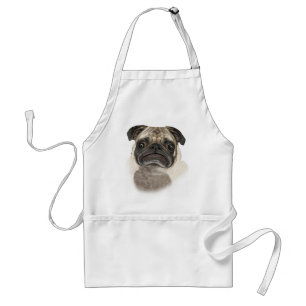 Grumpy Puggy Geschenke Schürze