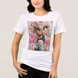 Grumpy Queen Pink Punk Tri-Blend Shirt