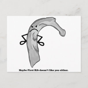 Grumpy Rib Postkarte