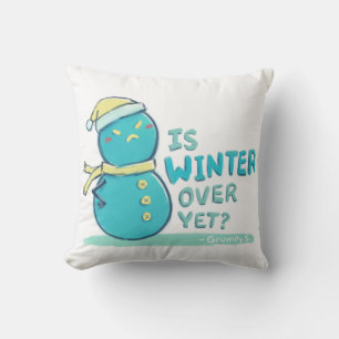 Grumpy S. Illustration: IST DER WINTER NOCH? Kissen