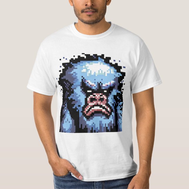 Grumpy Sasquatch Variante 4 T-Shirt (Vorderseite)