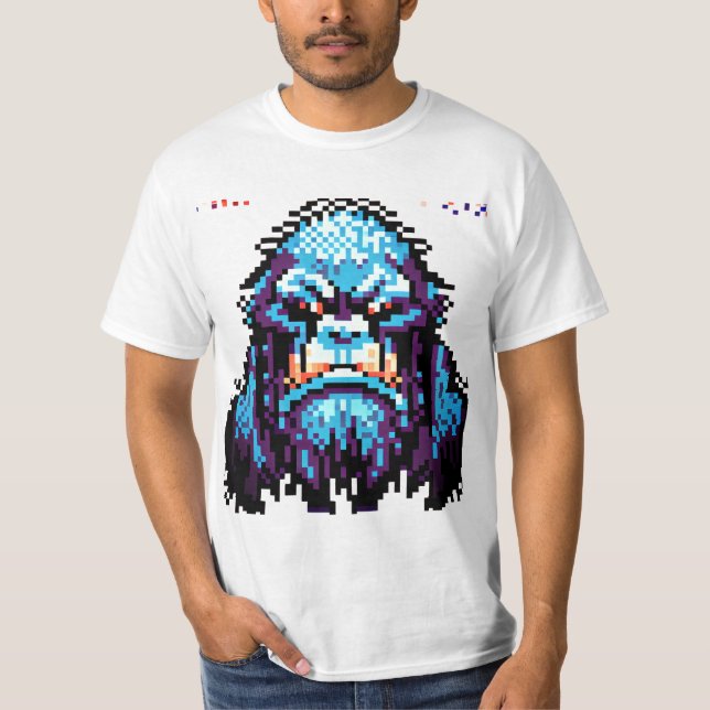 Grumpy Sasquatch Variante 5 T-Shirt (Vorderseite)