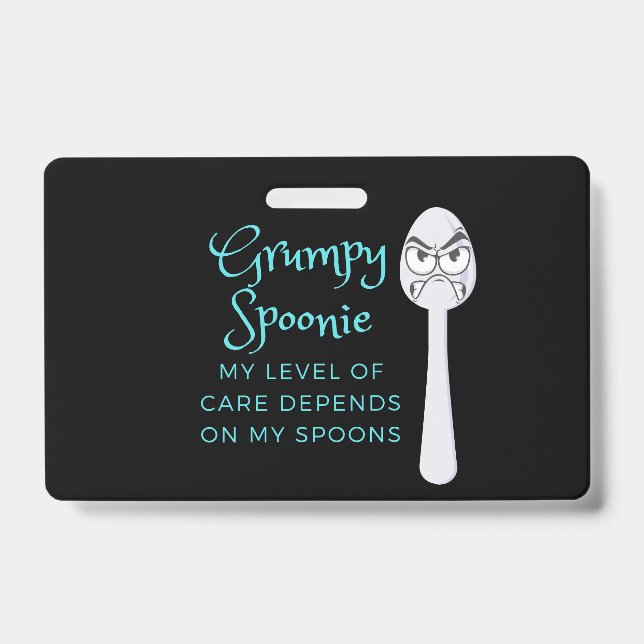 Grumpy Spoonie Ausweis (Vorderseite)